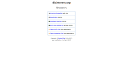 Desktop Screenshot of disinterest.org
